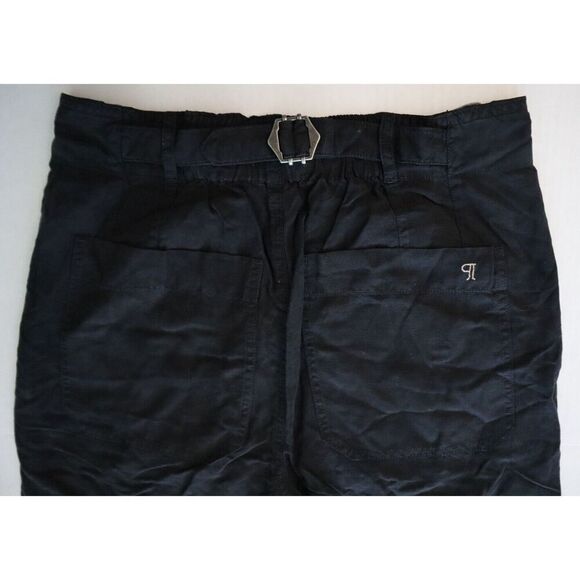 Pilcro x Anthropologie OB1859754 Women Sz 27 Black Boot Tuck Parachute Pants - Picture 6 of 14